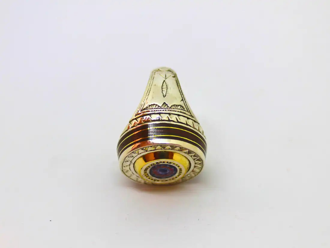 Tuareg Silver Artisan Ring African Moroccan Berber Jewelry BOHO Protection Jewelry / Chevron Beads , Nordic Gold / Tribal Handmade Ethnic 44